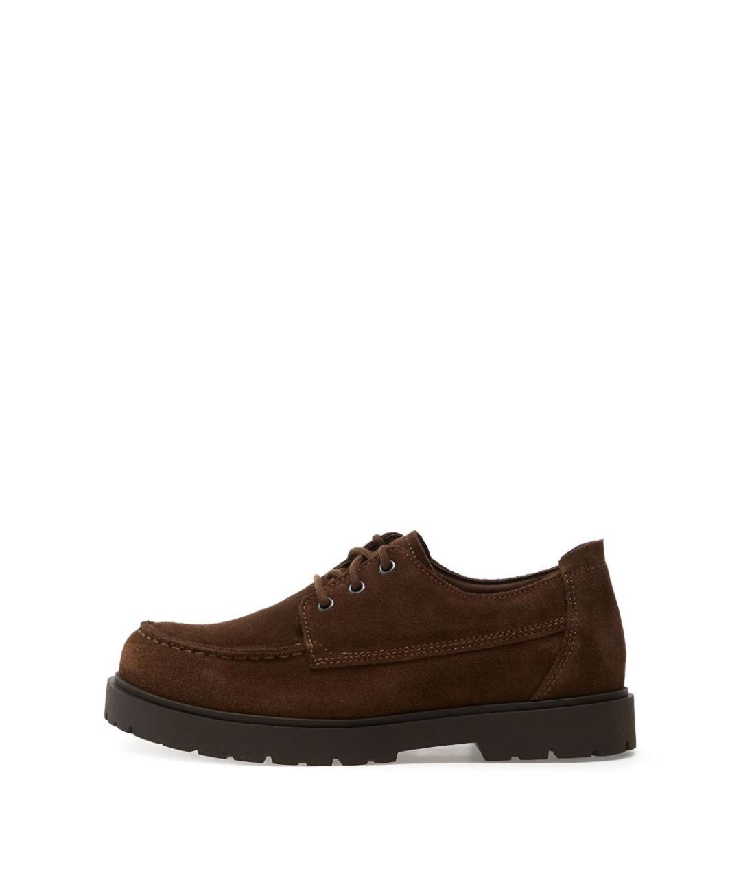 BIRKENSTOCK Коричневые замшевые ботинки, фото 2