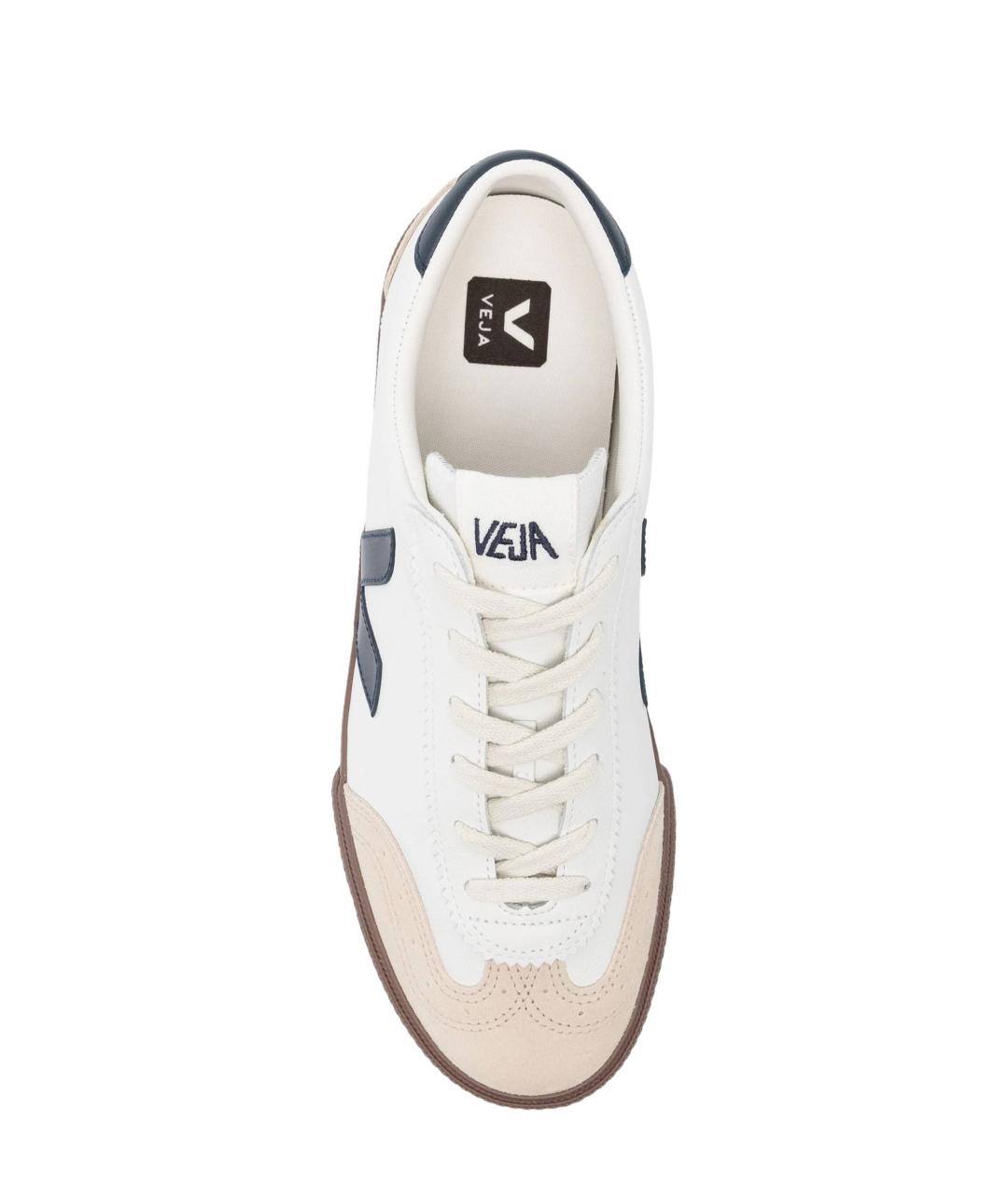 VEJA Белые кожаные низкие кроссовки / кеды, фото 4