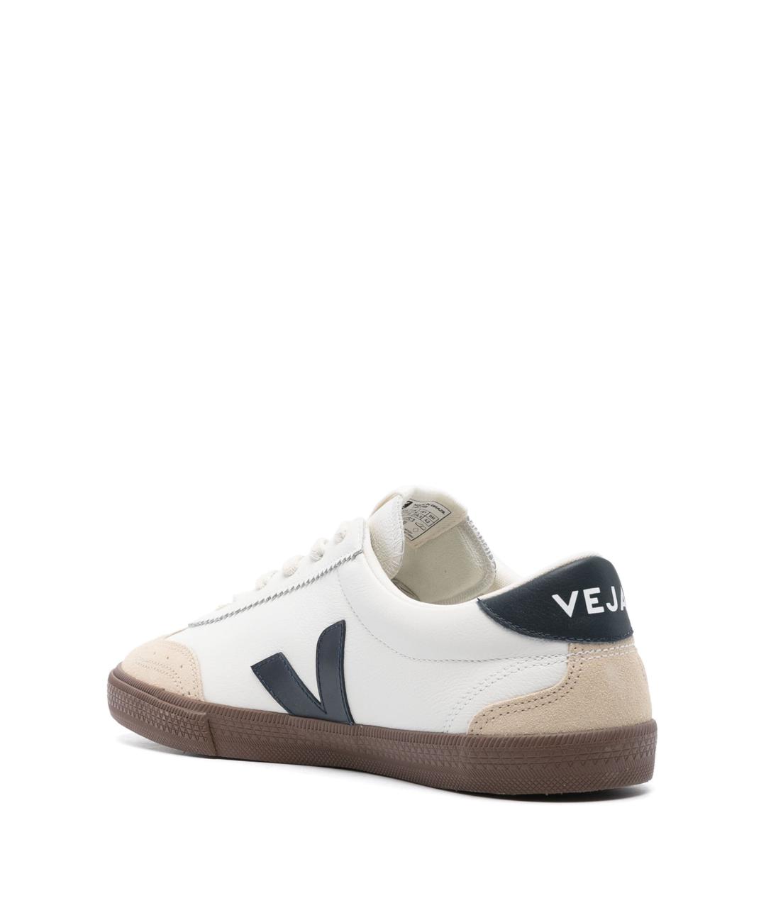 VEJA Белые кожаные низкие кроссовки / кеды, фото 3