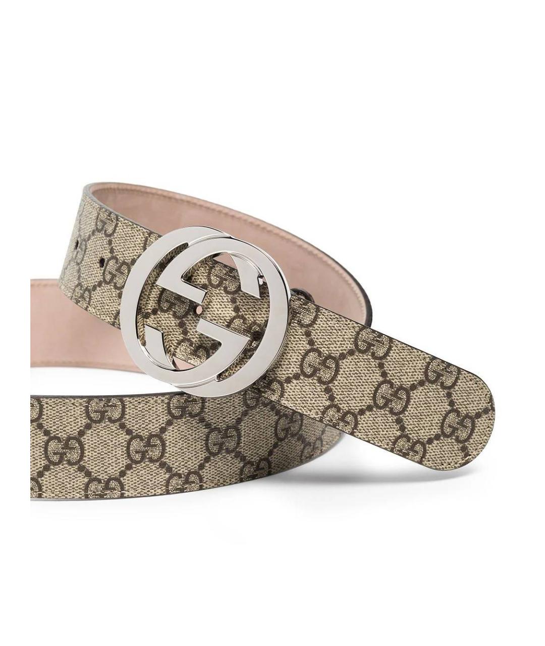 GUCCI Бежевый ремень, фото 2