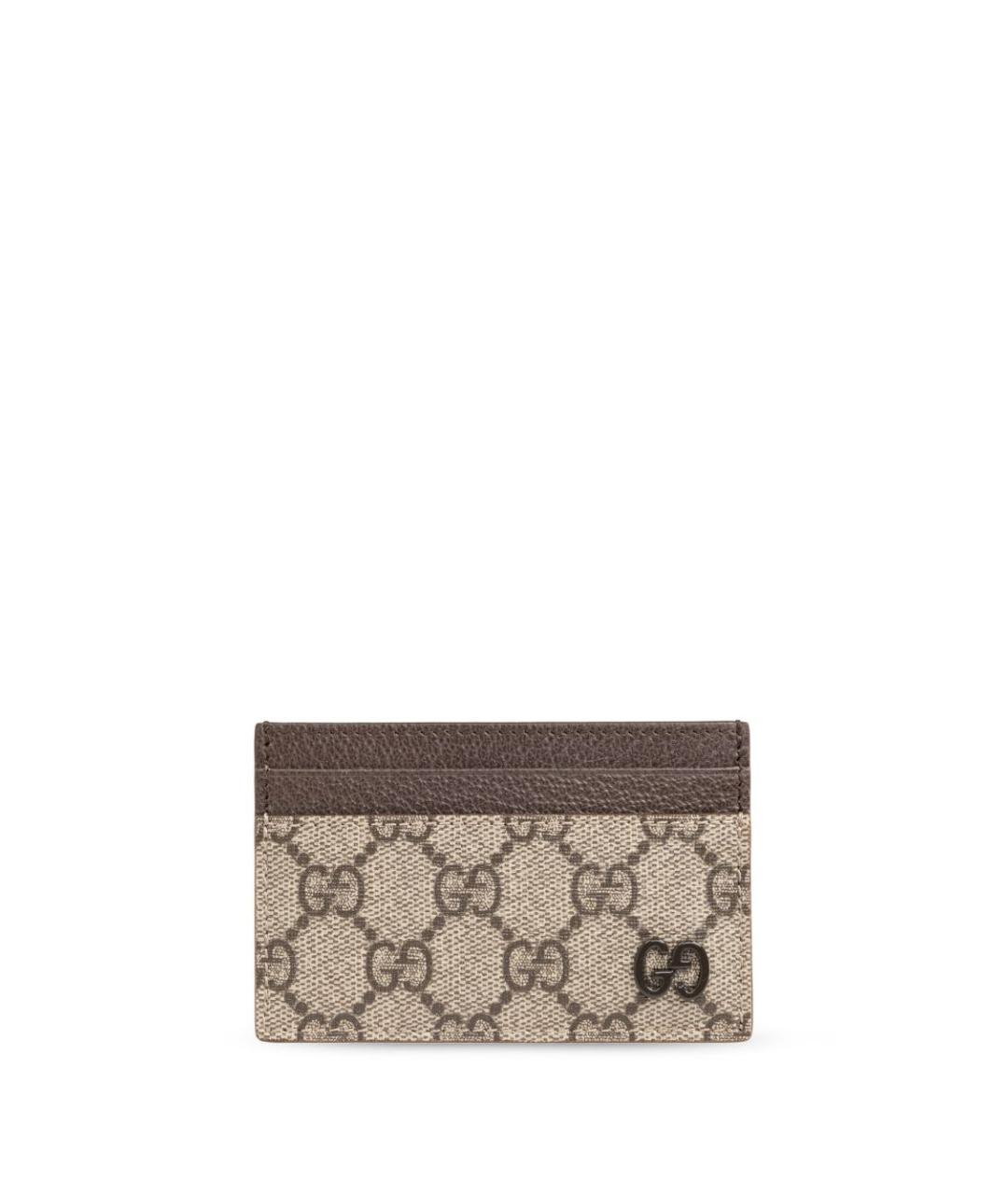 GUCCI Бежевый полиуретановый кардхолдер, фото 1
