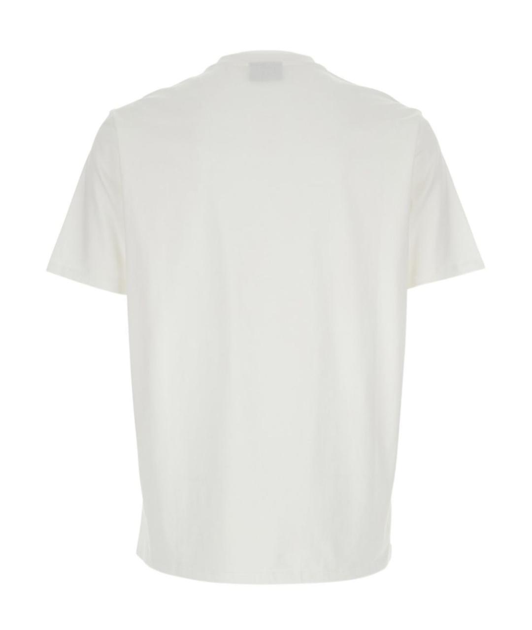 EMPORIO ARMANI Белая хлопковая футболка, фото 3