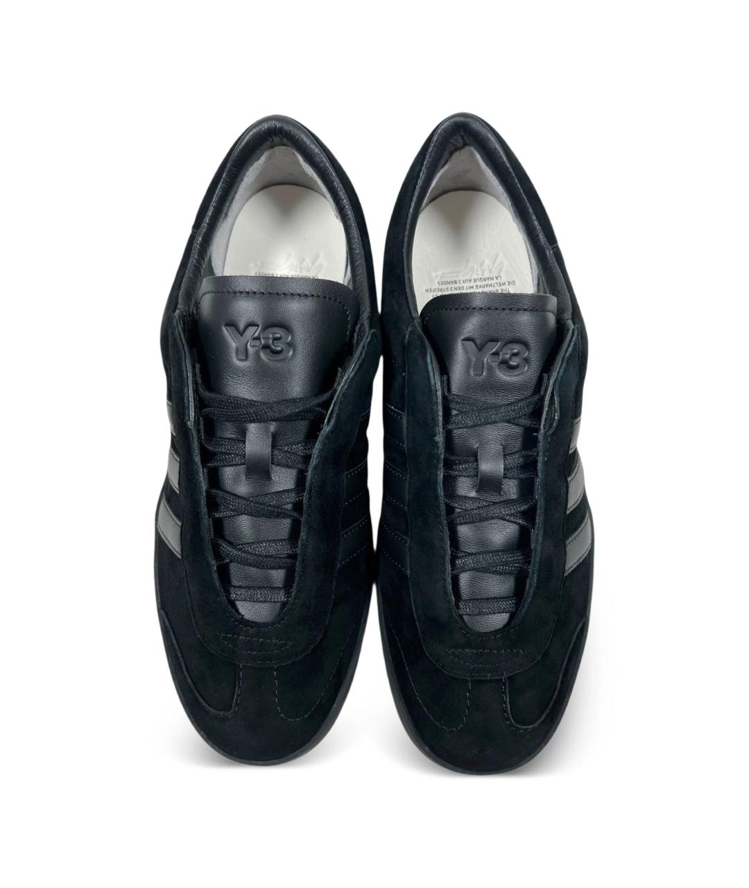Y-3 Черные замшевые кеды, фото 4
