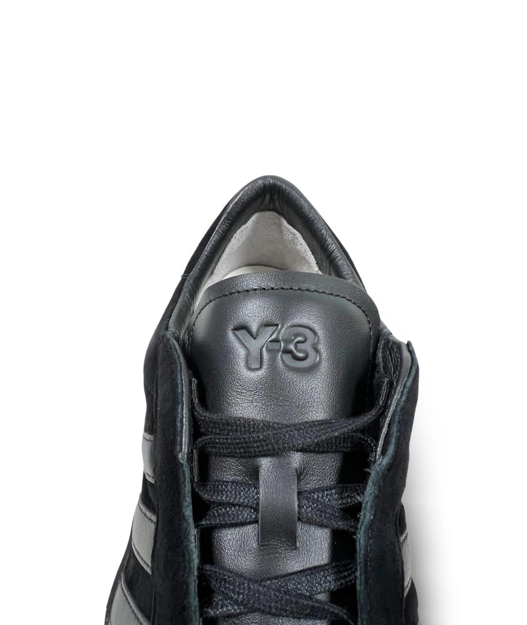 Y-3 Черные замшевые кеды, фото 7