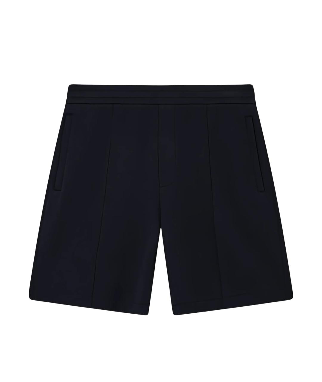 EMPORIO ARMANI Темно-синие полиэстеровые шорты, фото 1