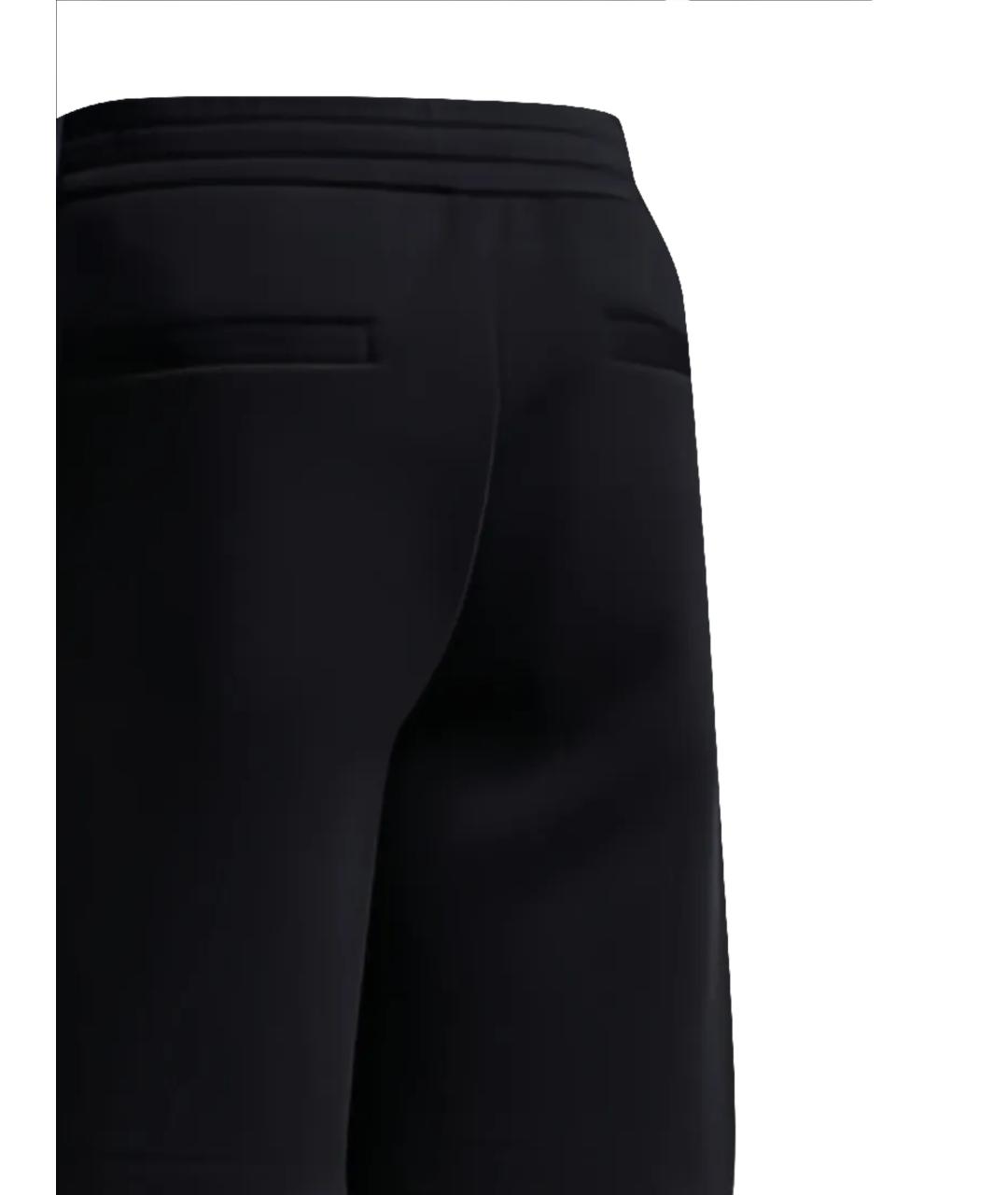 EMPORIO ARMANI Темно-синие полиэстеровые шорты, фото 3