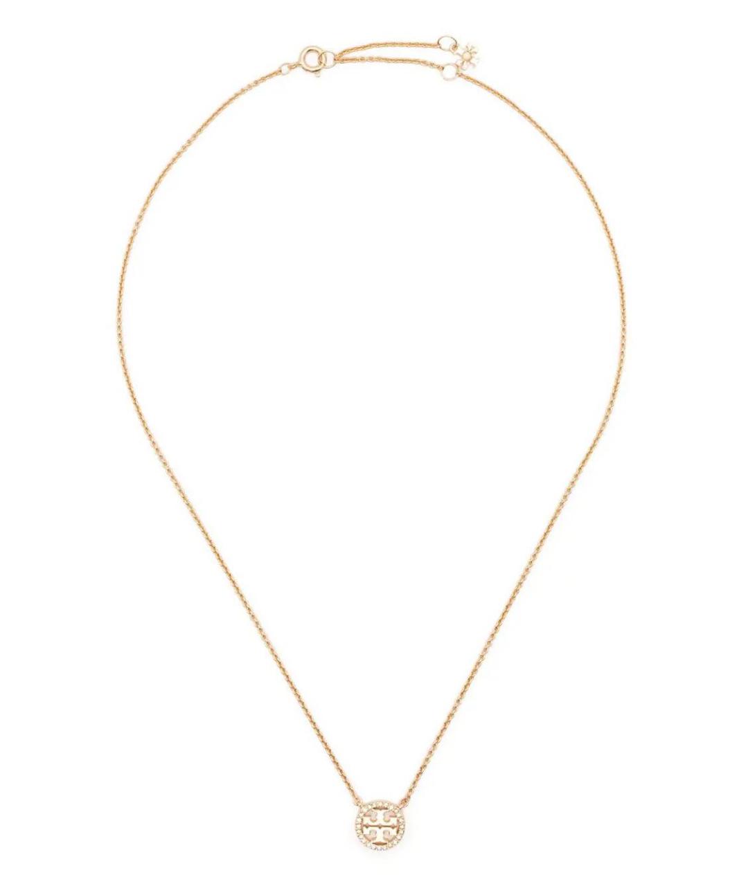 TORY BURCH Золотая металлическая подвеска, фото 1