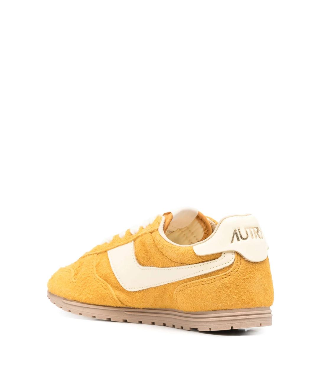 AUTRY Желтые замшевые кроссовки, фото 3