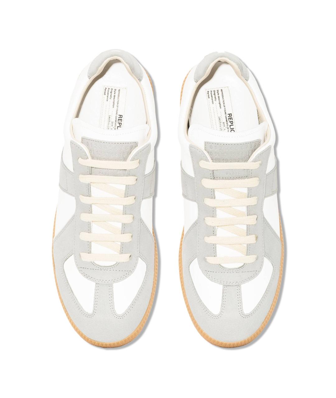 MAISON MARGIELA Белые кеды, фото 3