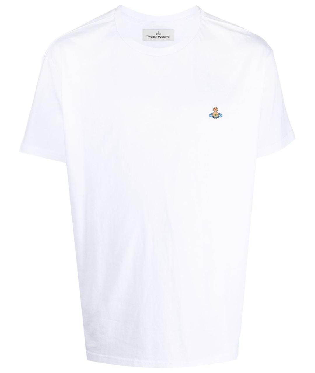 VIVIENNE WESTWOOD Белая хлопковая футболка, фото 1