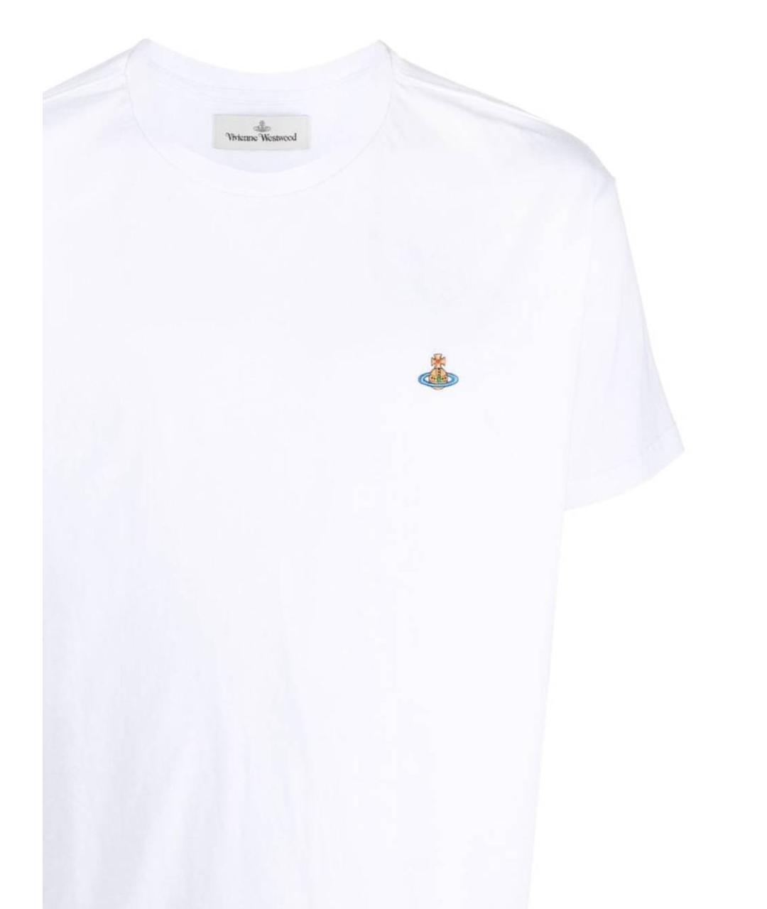 VIVIENNE WESTWOOD Белая хлопковая футболка, фото 2