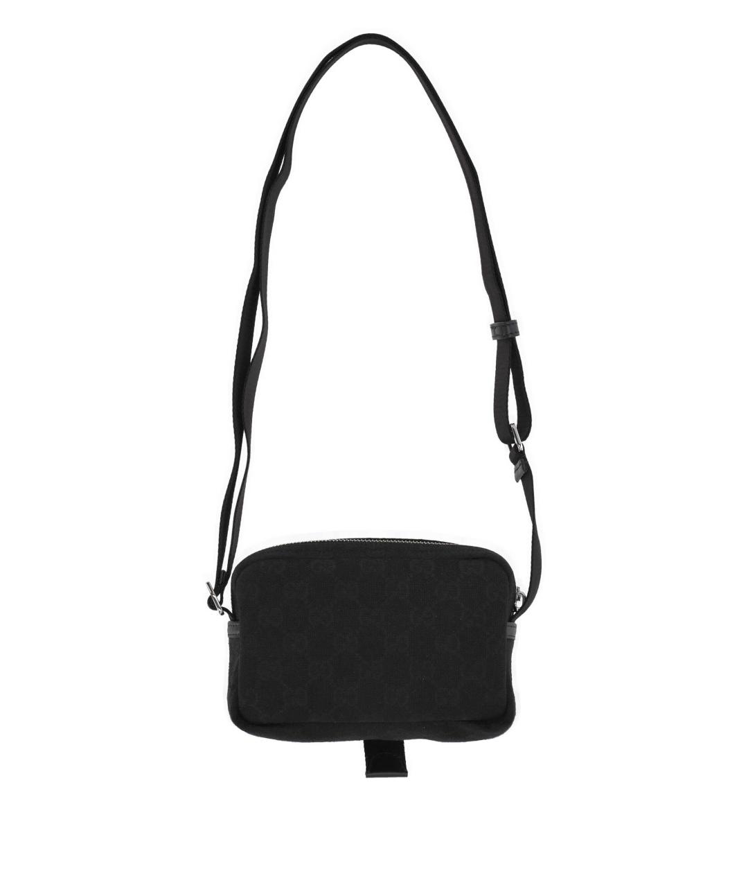 GUCCI Черная синтетическая сумка на плечо, фото 3