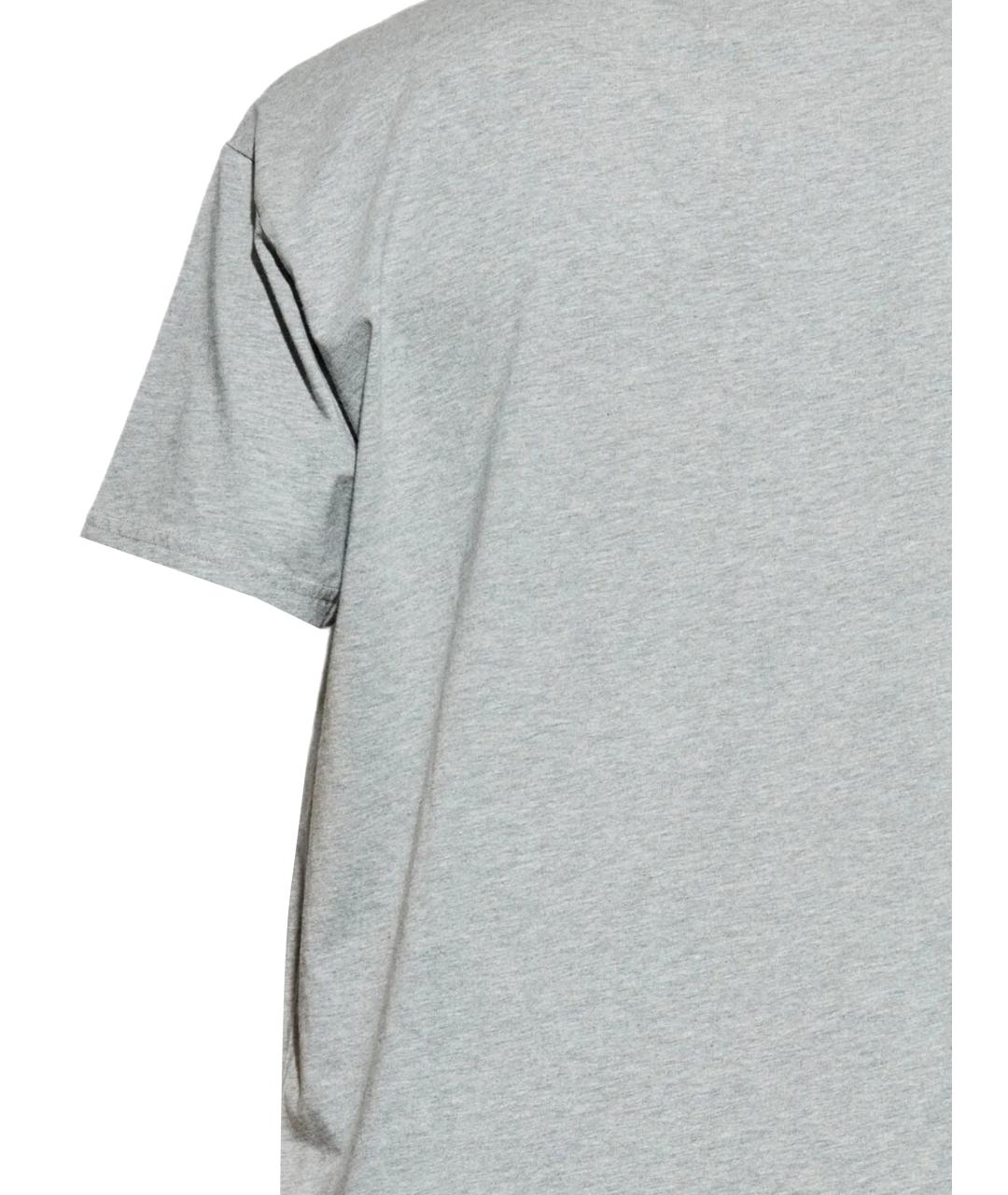 VIVIENNE WESTWOOD Серая хлопковая футболка, фото 3