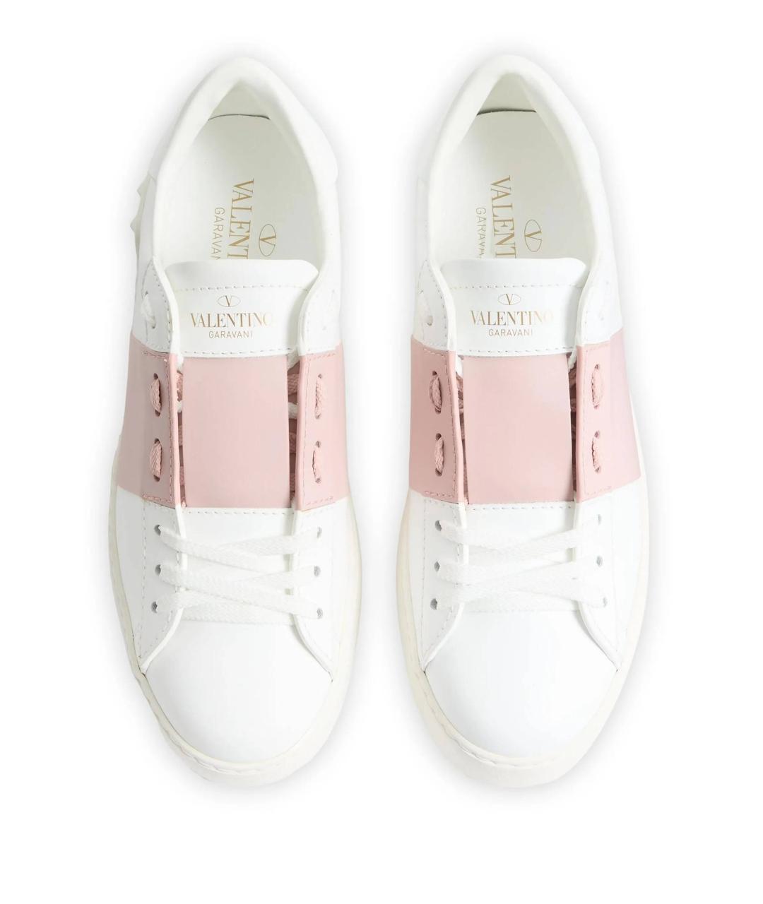 VALENTINO Белые кожаные кеды, фото 4