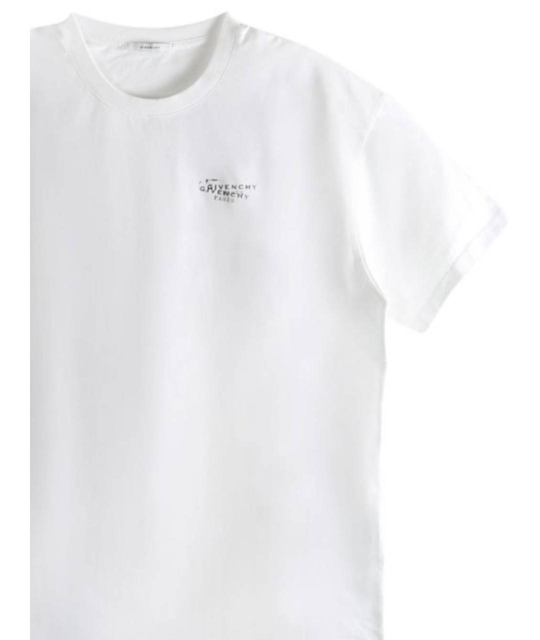 GIVENCHY Белая хлопковая футболка, фото 2