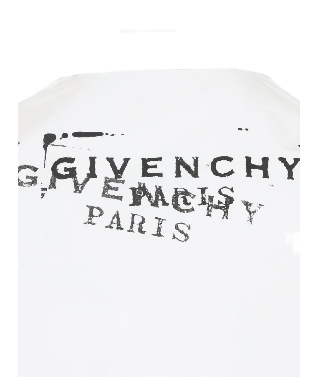 GIVENCHY Белая хлопковая кэжуал рубашка, фото 3