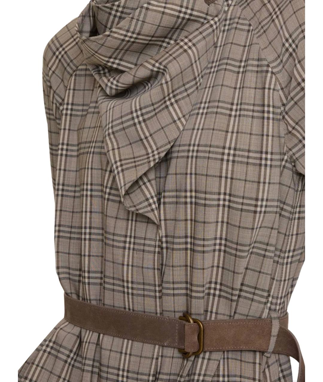 BURBERRY Мульти шерстяное пальто, фото 2