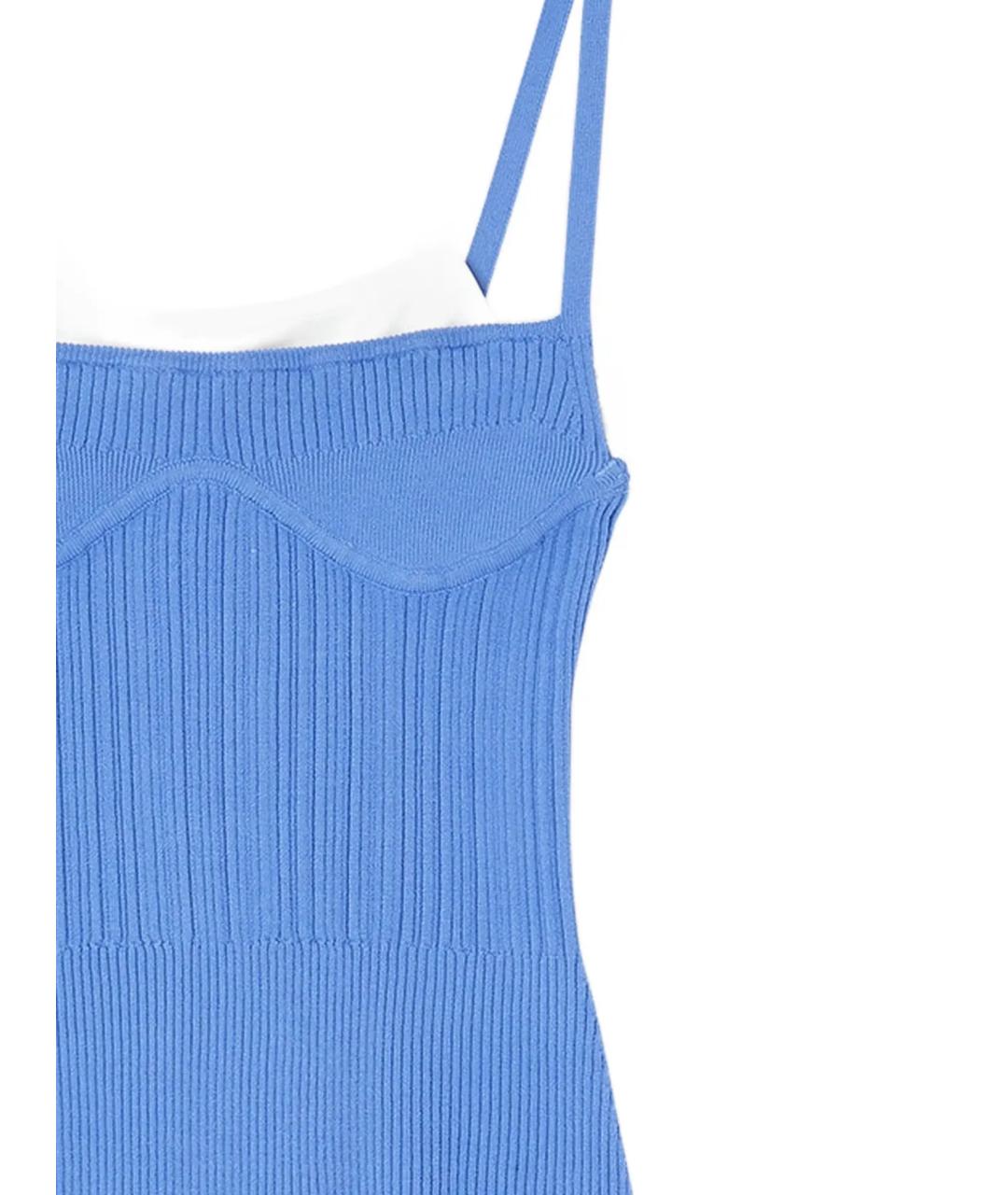 DIESEL Синяя вискозная майка, фото 2