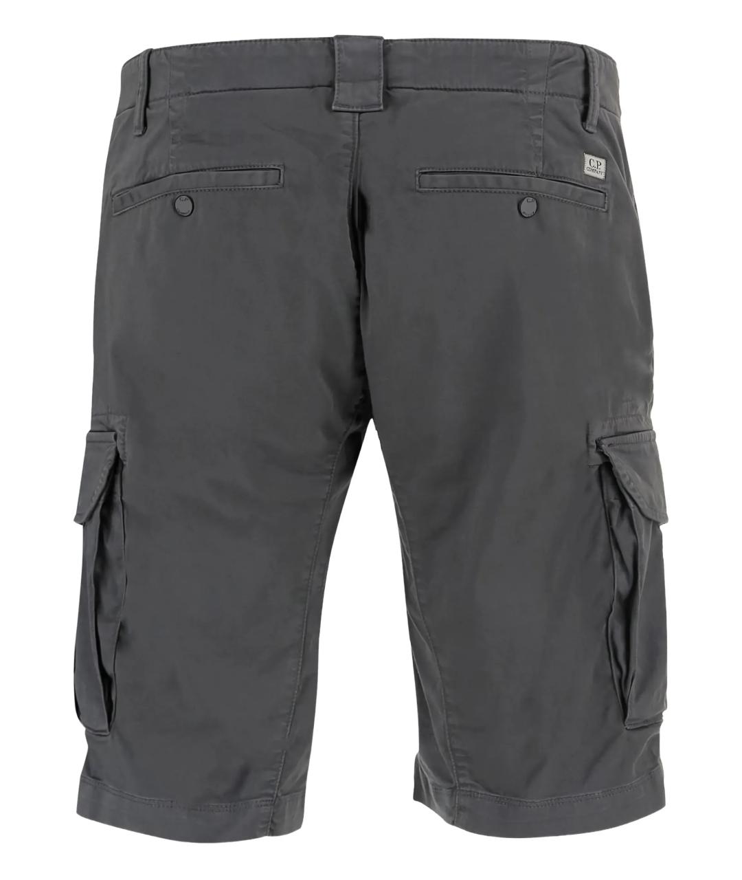 CP COMPANY Серые хлопковые шорты, фото 3