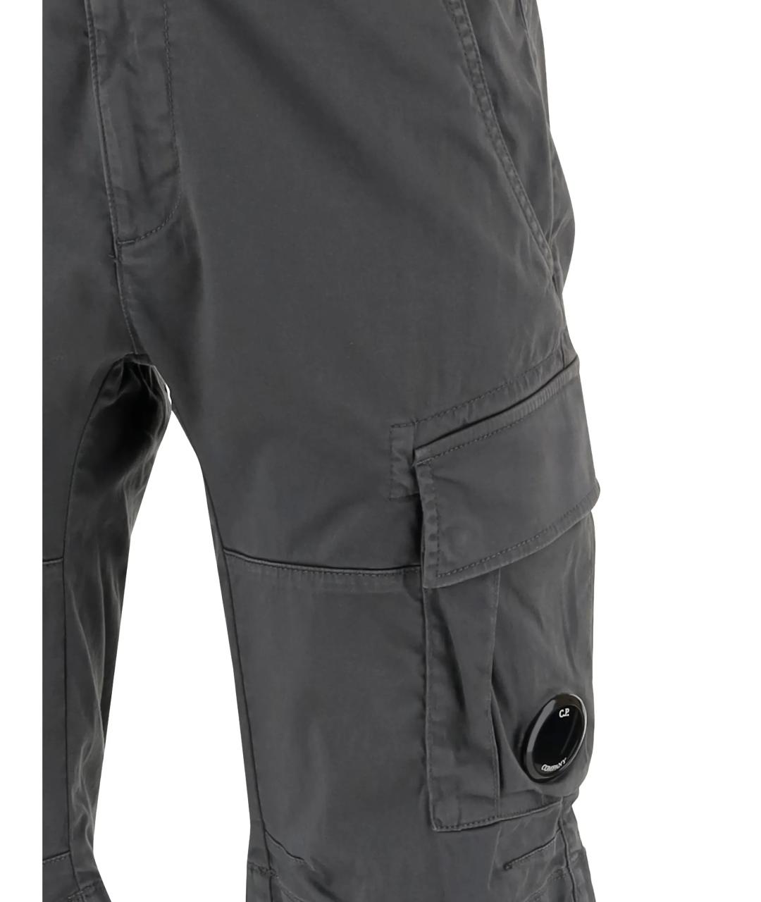 CP COMPANY Серые хлопковые шорты, фото 2