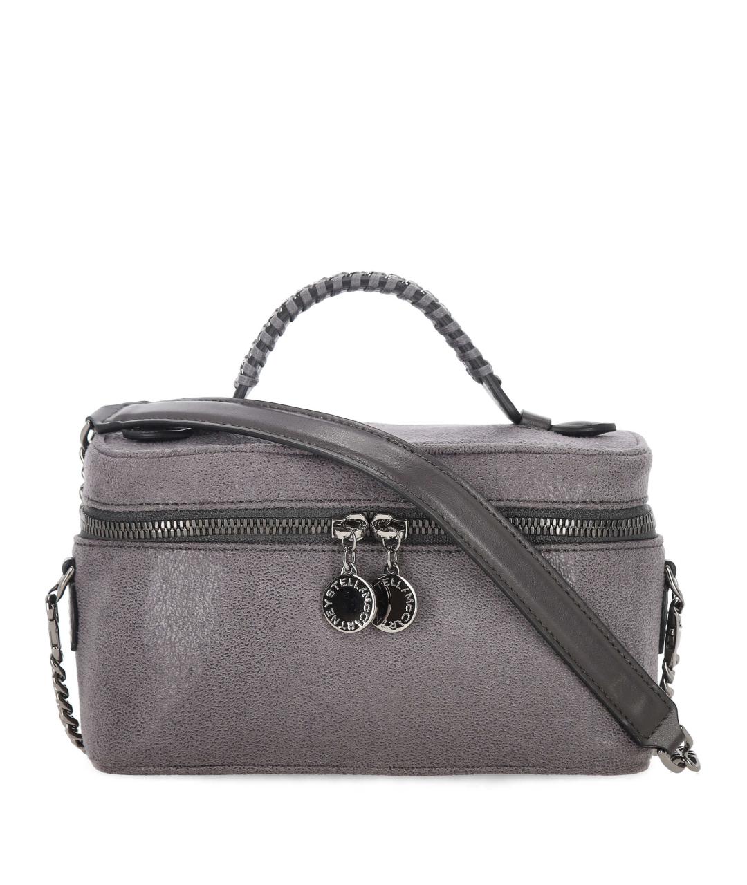 STELLA MCCARTNEY Серая сумка с короткими ручками из искусственной кожи, фото 1