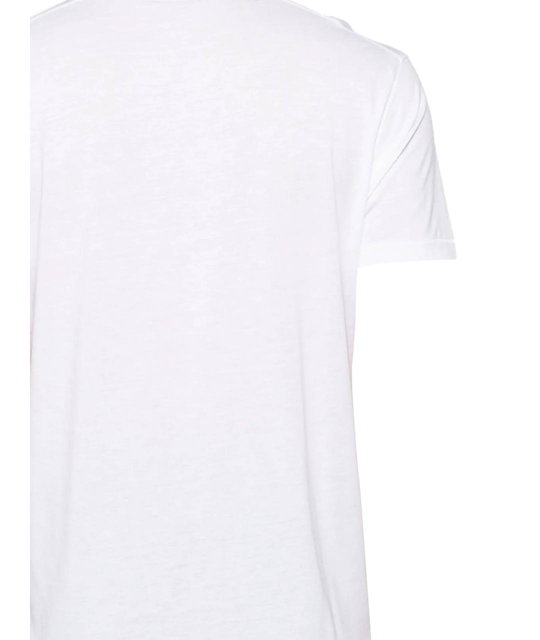 TOM FORD Белая хлопковая футболка, фото 3