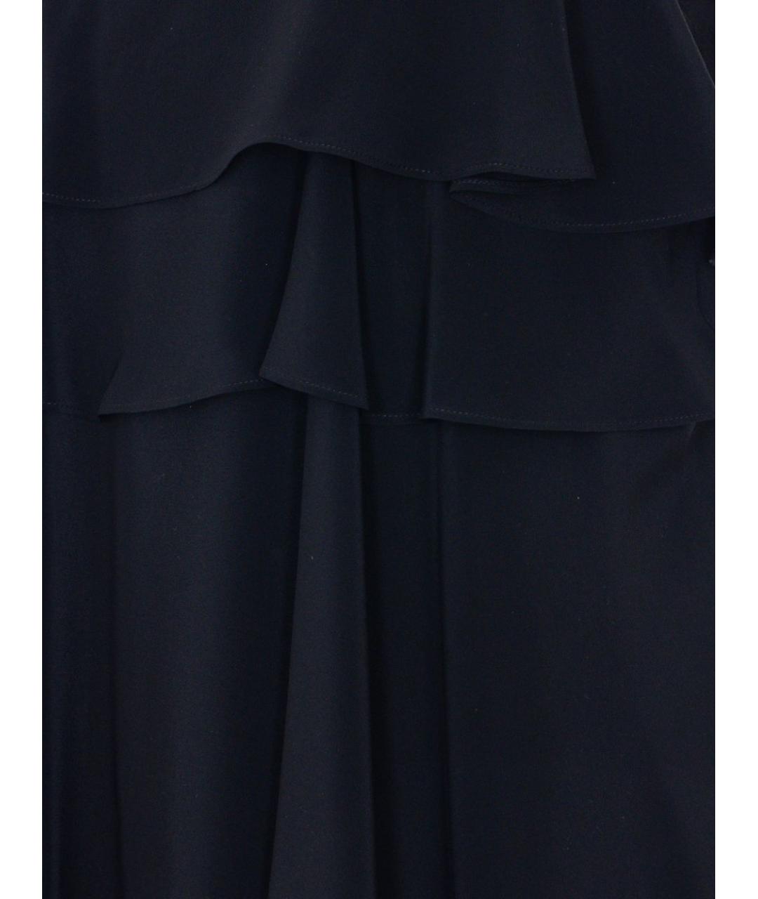 Ami Paris Черное ацетатное повседневное платье, фото 3