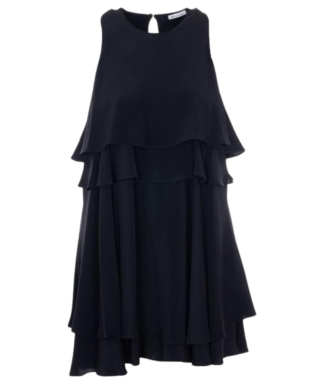 Ami Paris Черное ацетатное повседневное платье, фото 1