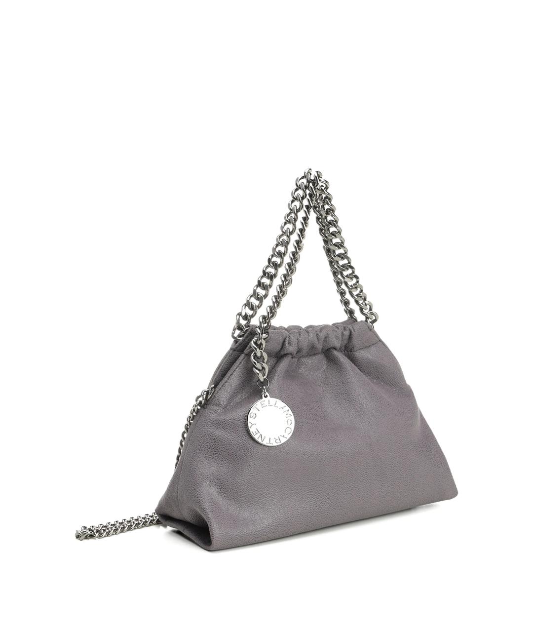 STELLA MCCARTNEY Серая сумка тоут из искусственной кожи, фото 2