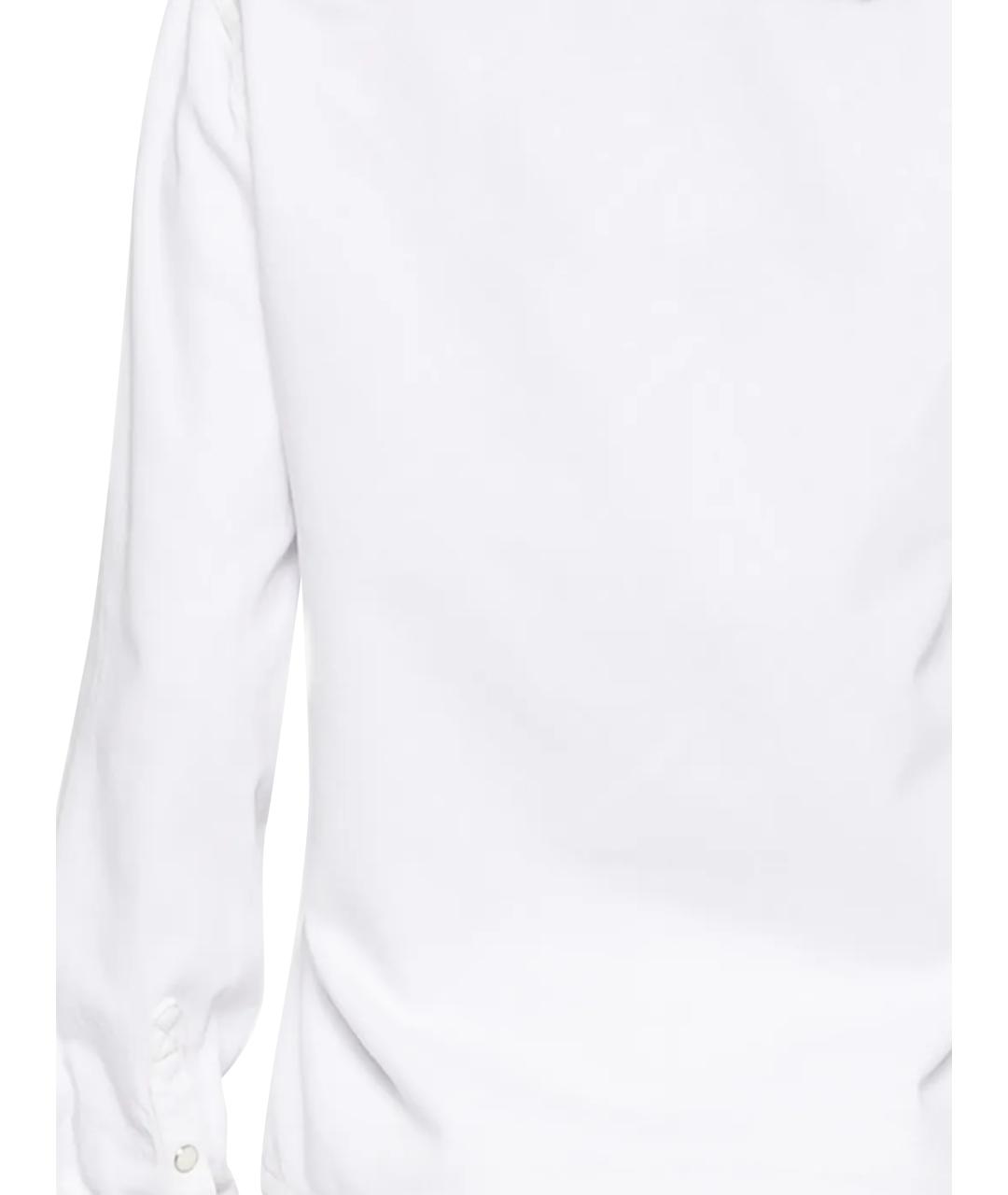 FRAME Белая хлопковая рубашка, фото 3