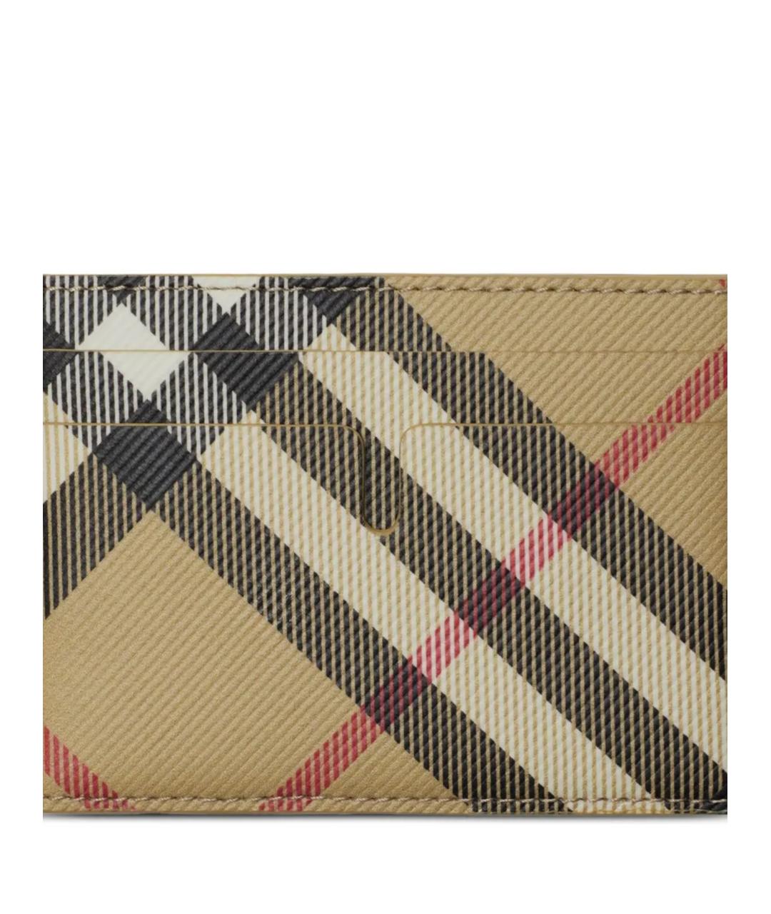 BURBERRY Бежевый полиуретановый кошелек, фото 2