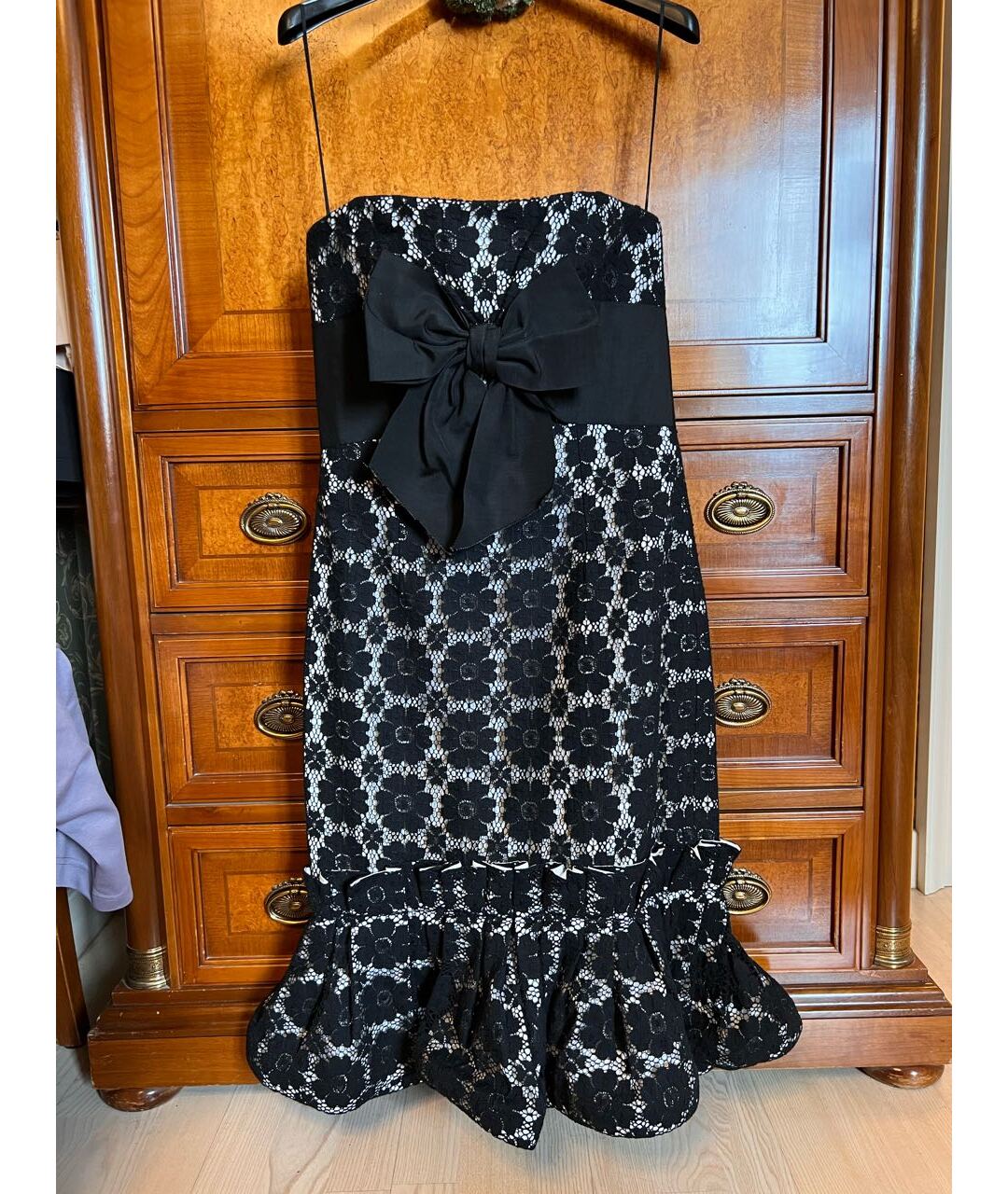 CAROLINA HERRERA Черное коктейльное платье, фото 7