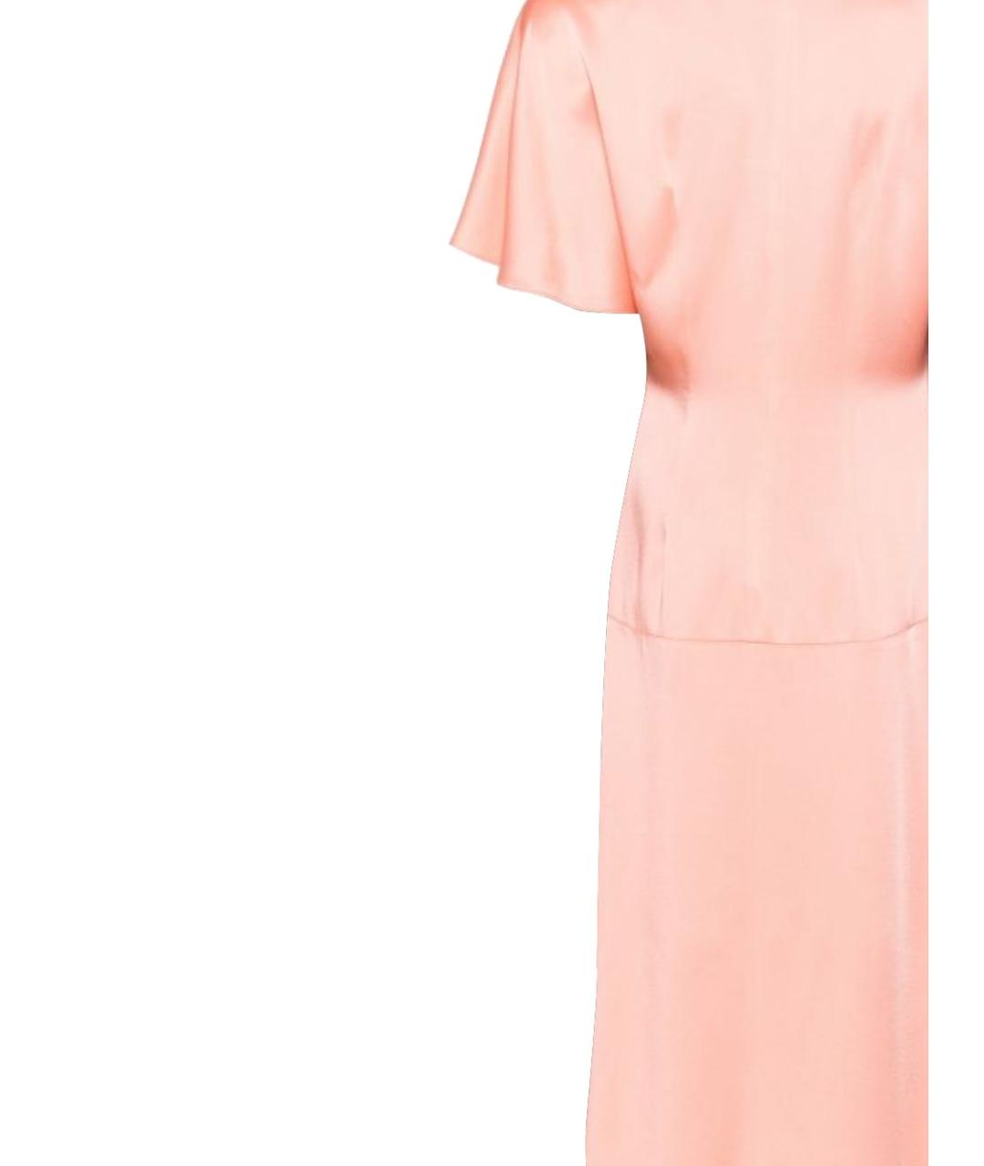 STELLA MCCARTNEY Розовое шелковое повседневное платье, фото 3