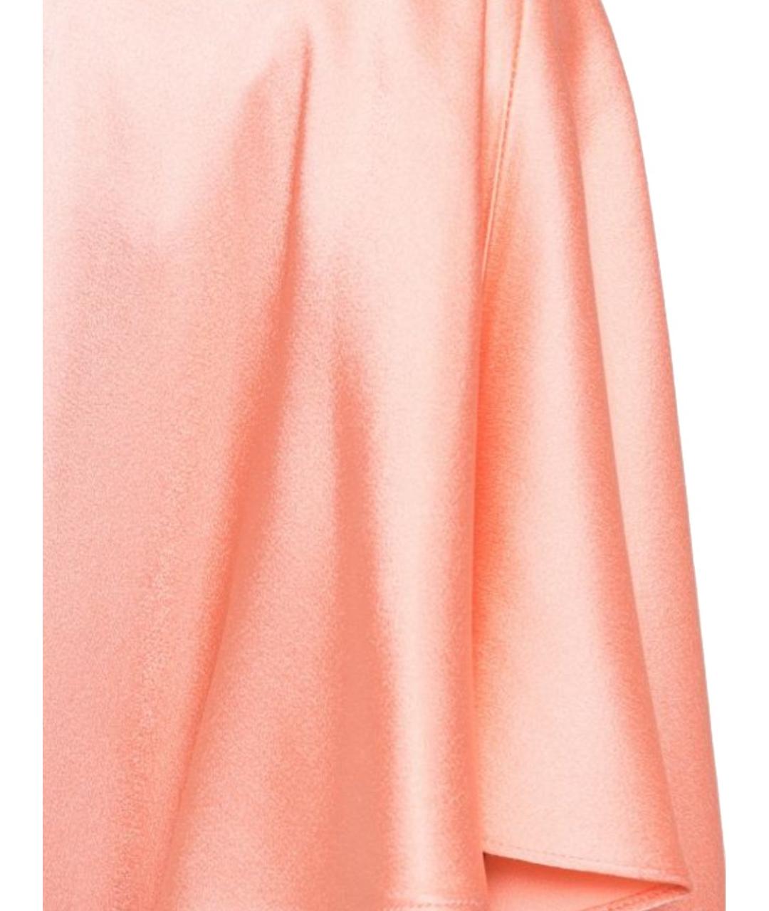 STELLA MCCARTNEY Розовое шелковое повседневное платье, фото 2