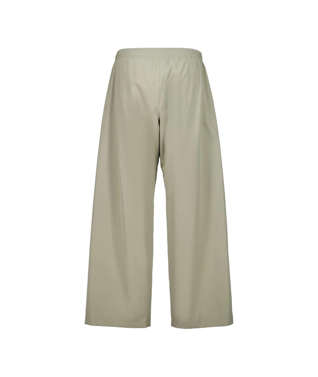 BALENCIAGA Бежевые прямые брюки, фото 3