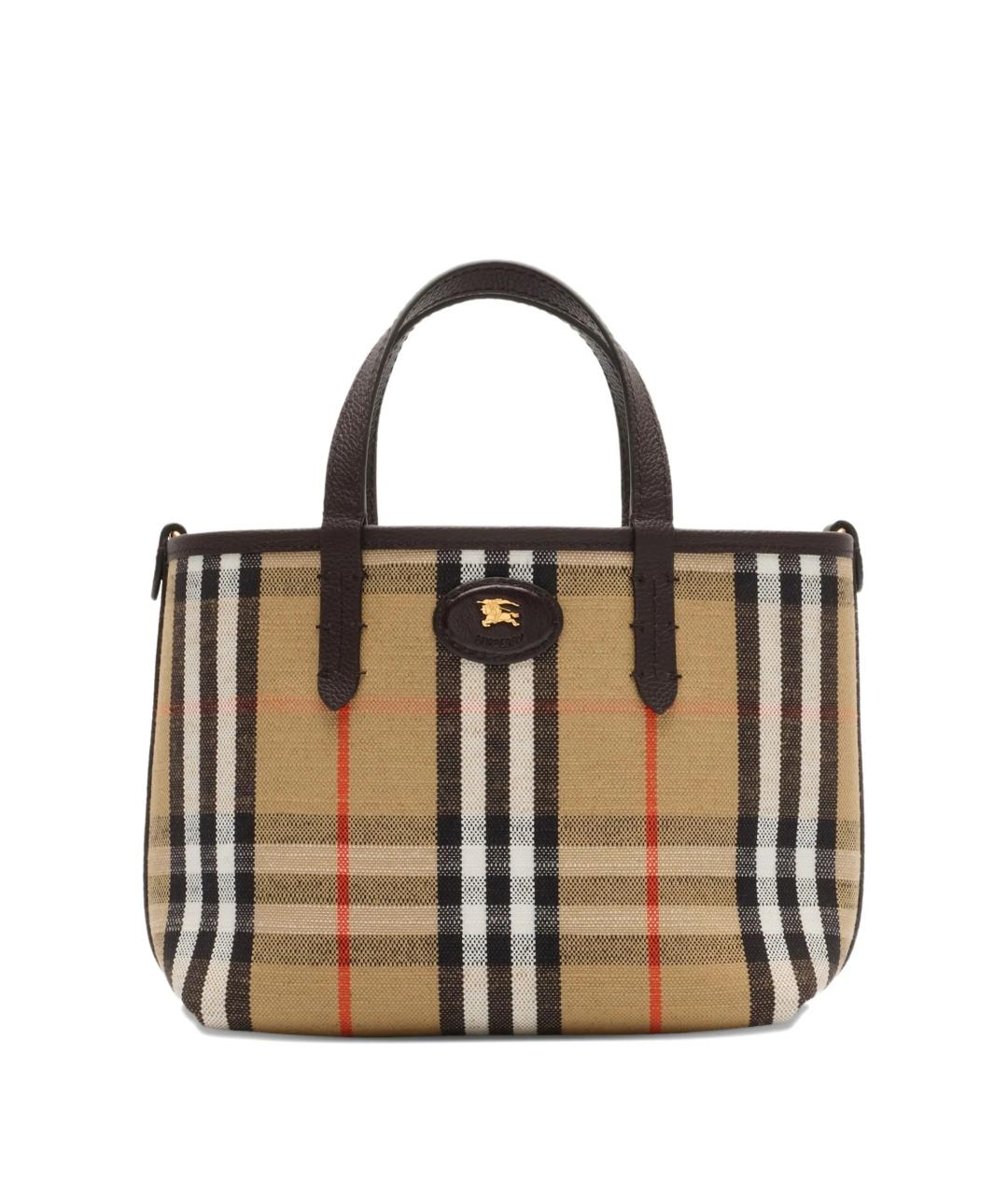 BURBERRY Мульти кожаная сумка тоут, фото 5