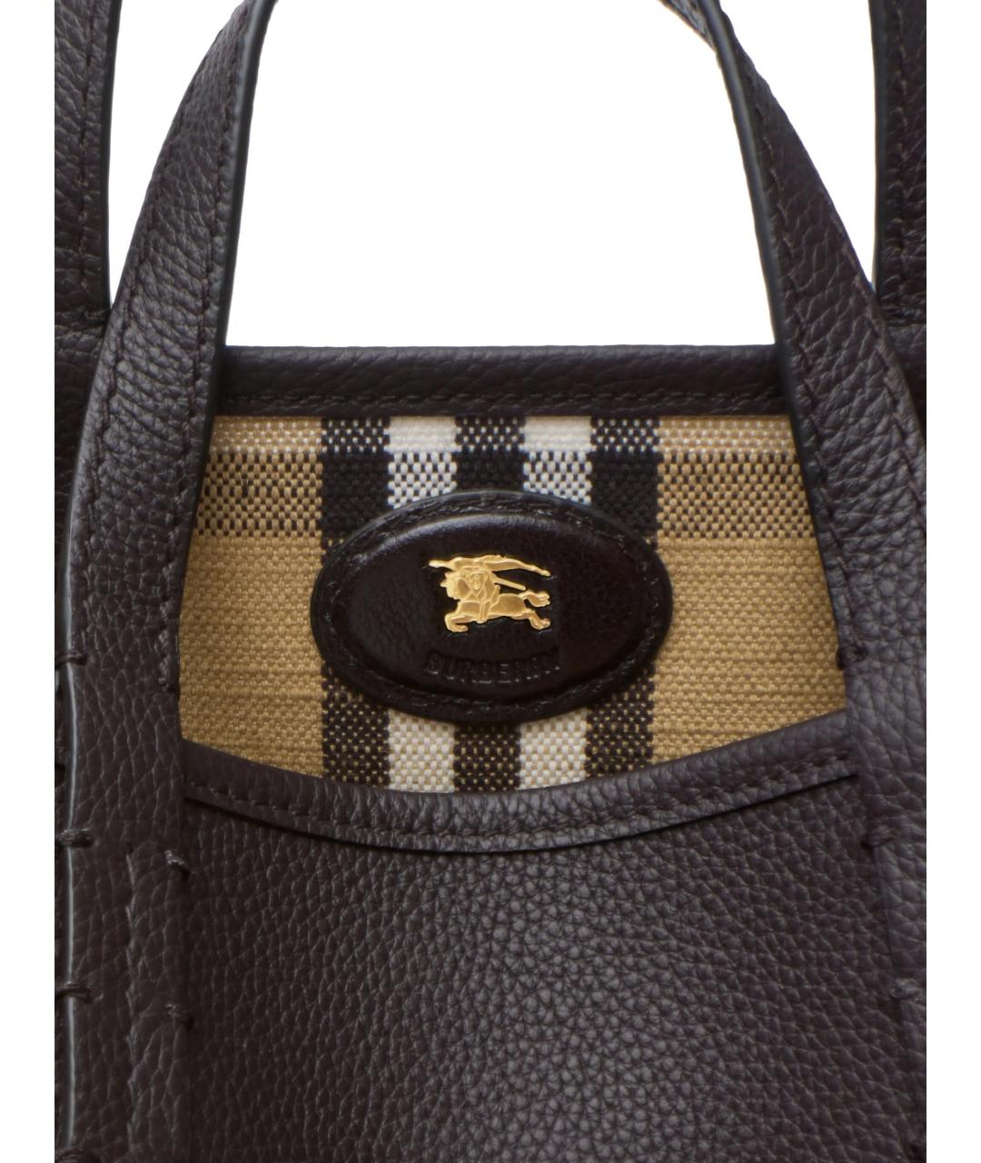BURBERRY Мульти кожаная сумка тоут, фото 4