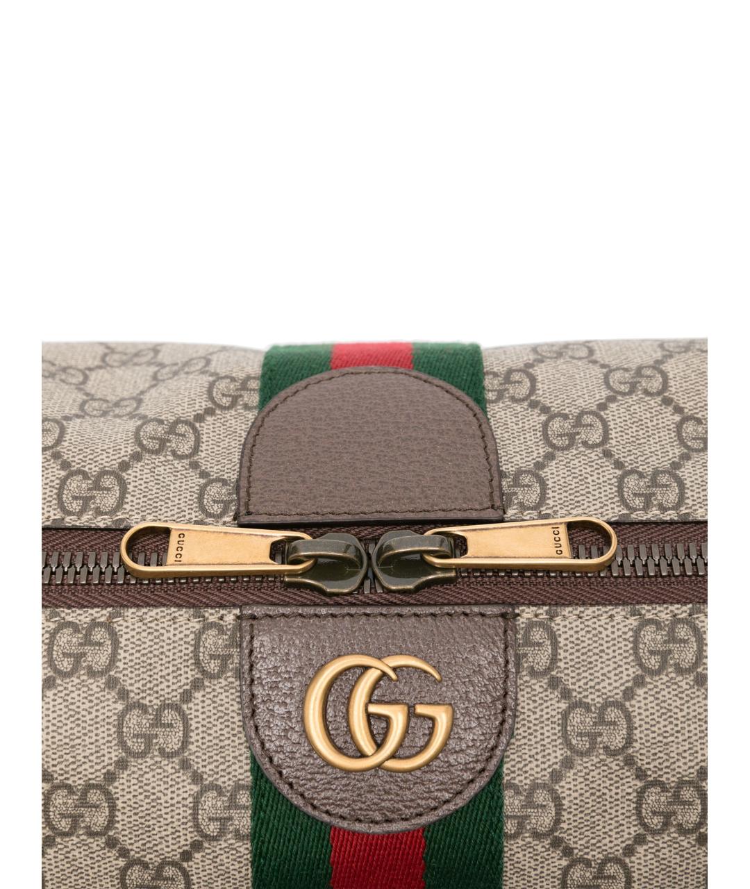 GUCCI Бежевая барсетка, фото 3