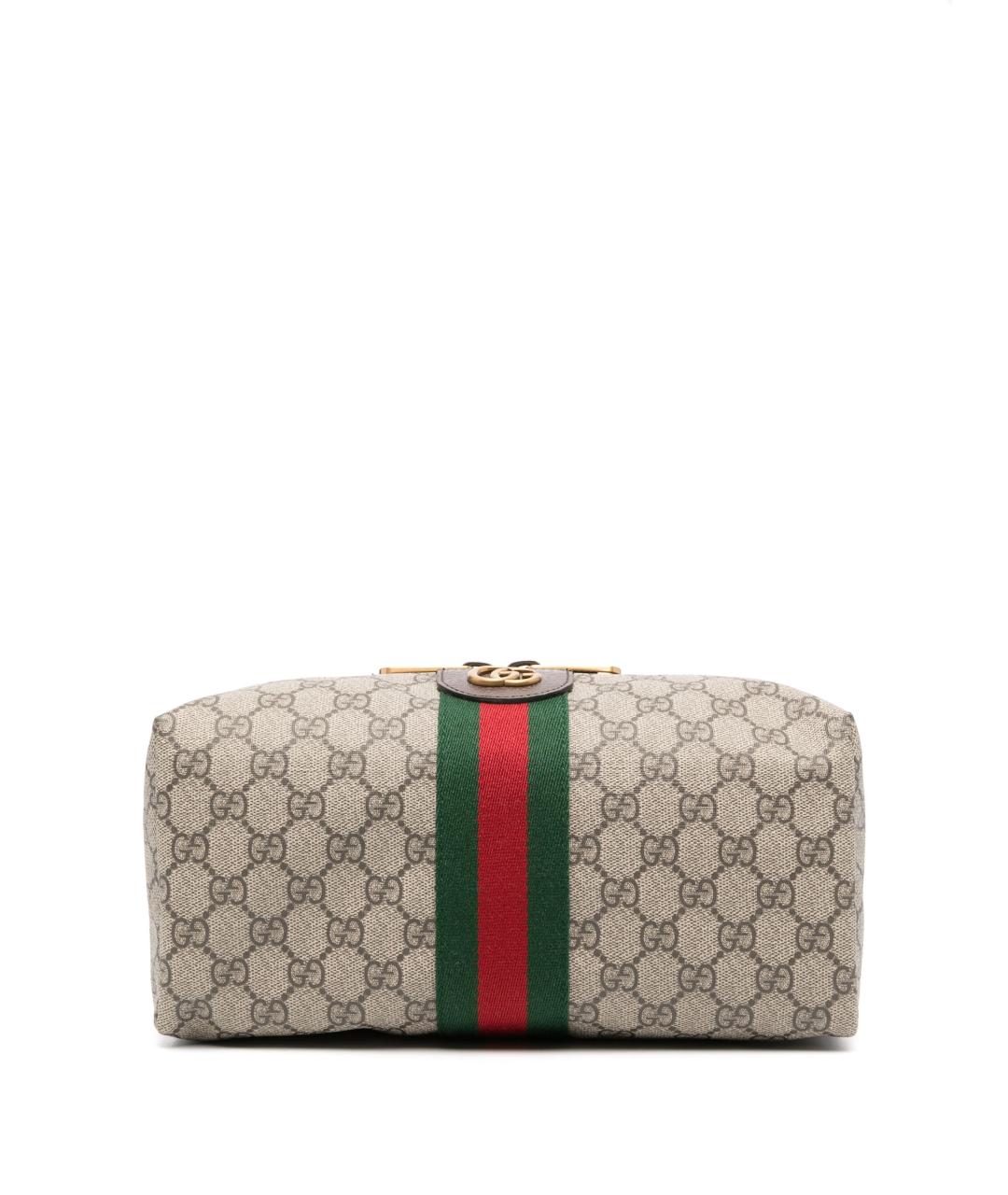 GUCCI Бежевая барсетка, фото 1