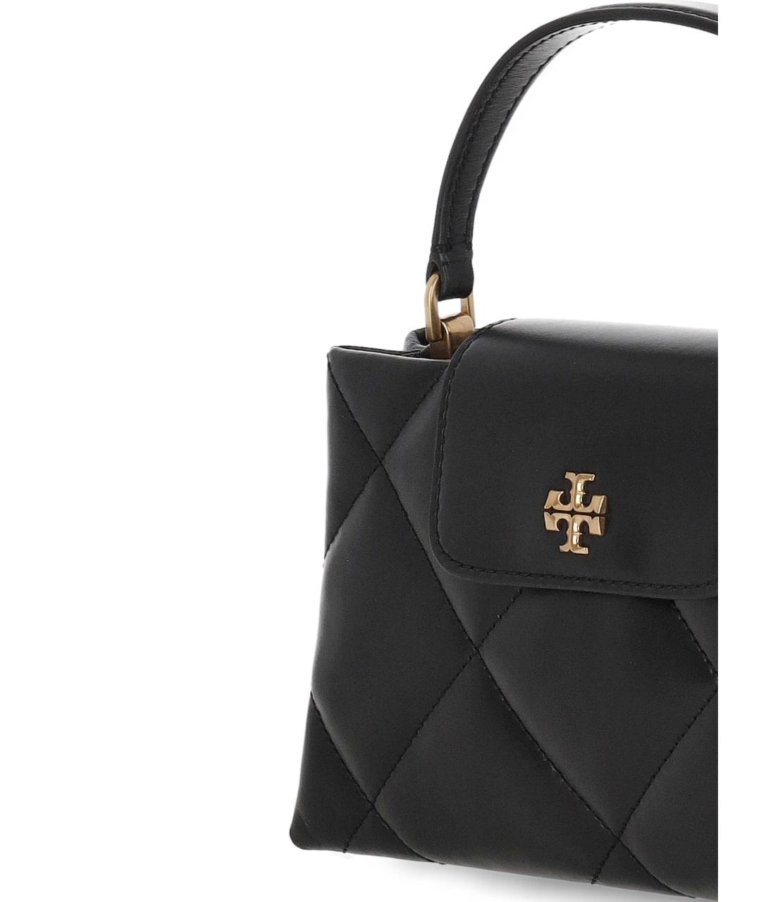 TORY BURCH Черная кожаная сумка через плечо, фото 4