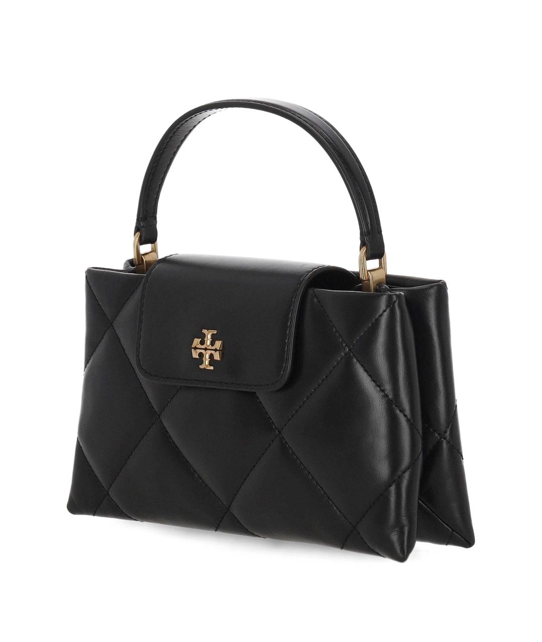 TORY BURCH Черная кожаная сумка через плечо, фото 2