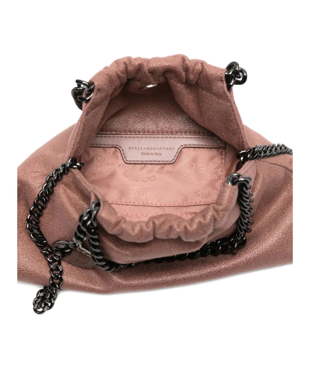 STELLA MCCARTNEY Розовая сумка тоут из искусственной кожи, фото 4