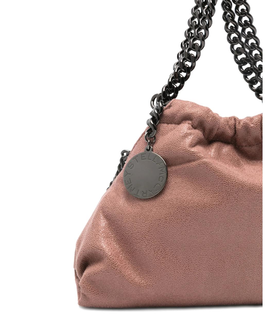 STELLA MCCARTNEY Розовая сумка тоут из искусственной кожи, фото 3