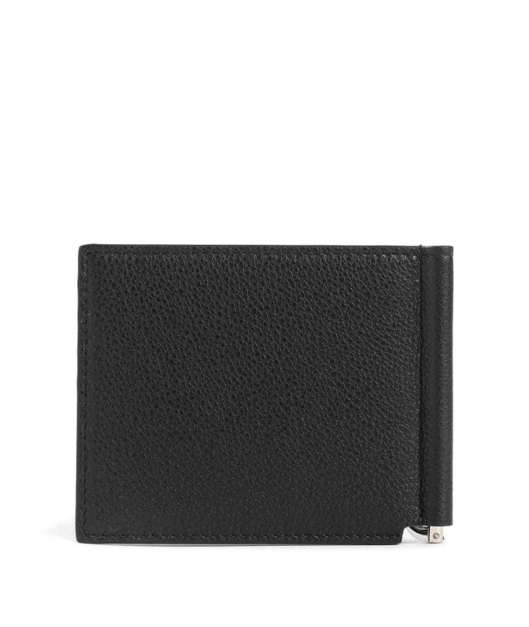 GIVENCHY Черный кожаный кошелек, фото 2