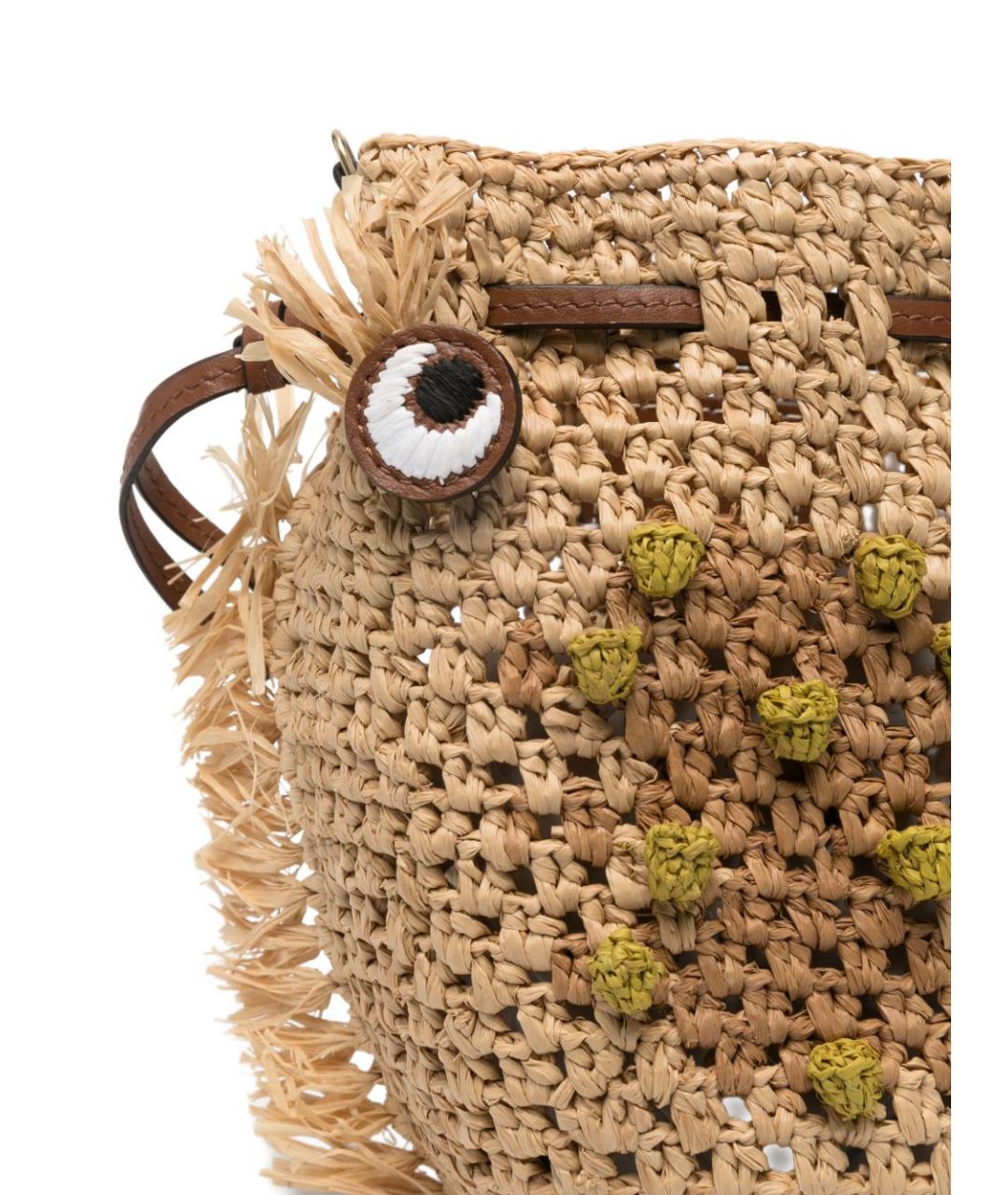 ANYA HINDMARCH Пелетеная сумка с короткими ручками, фото 3