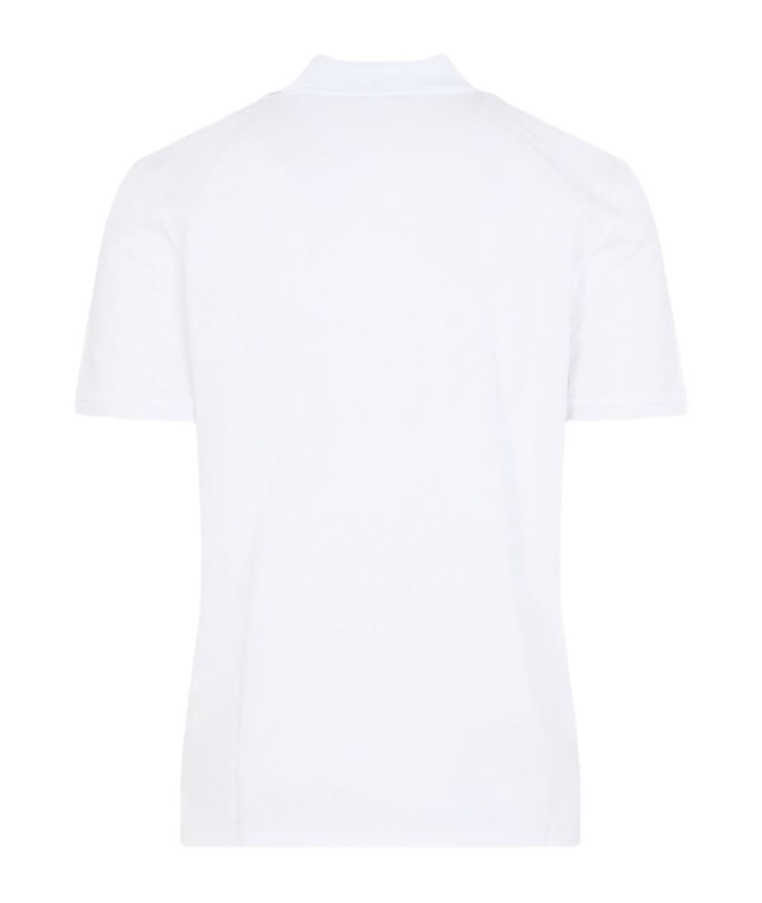 GIVENCHY Белое хлопковое поло с коротким рукавом, фото 3