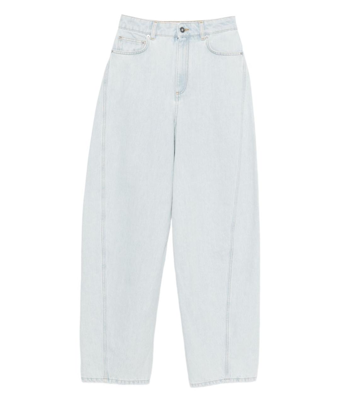 GIVENCHY Голубые хлопковые прямые джинсы, фото 1