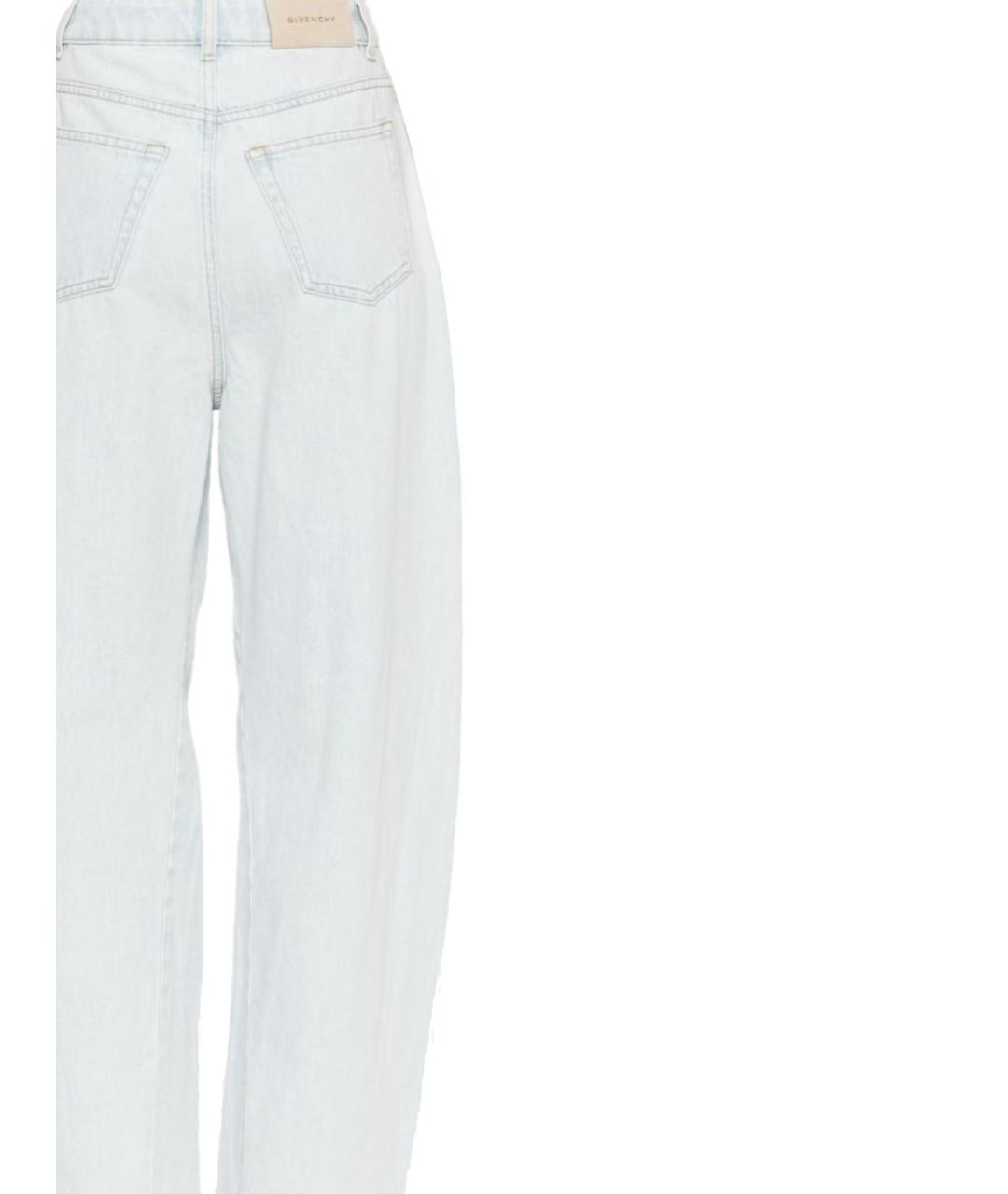 GIVENCHY Голубые хлопковые прямые джинсы, фото 3