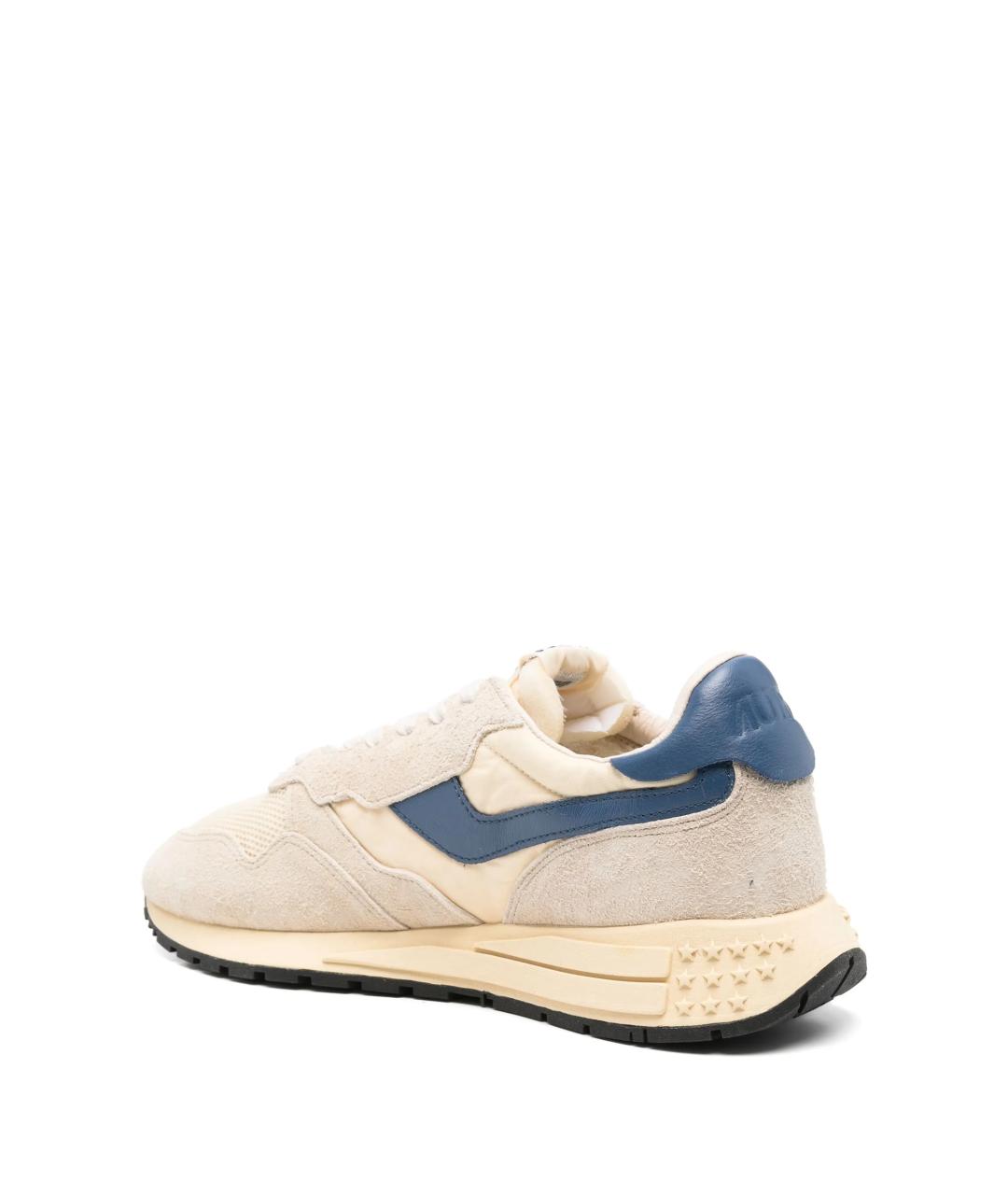 AUTRY Бежевые замшевые низкие кроссовки / кеды, фото 3