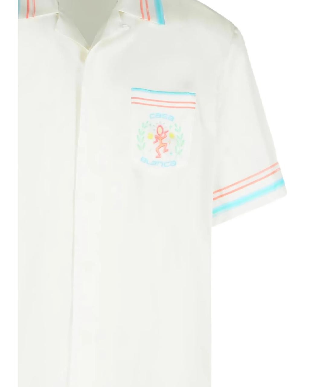 CASABLANCA Белая шелковая кэжуал рубашка, фото 2